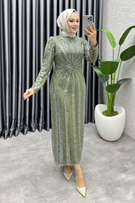 Afitap Tasarım Kalem Abiye 8038 Haki - YGS