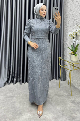 Ayliz Tasarım Kalem Abiye 6650 Gri - YGS