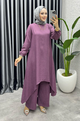 Afra Keten İkili Takım 1983 Koyu Lila - FON