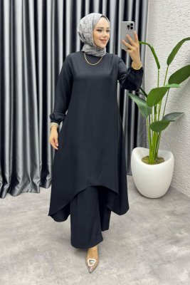 Afra Keten İkili Takım 1983 Siyah - FON