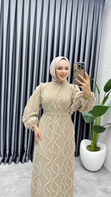 Bella Püsküllü Elbise 6223 Vizyon - NWS (1)