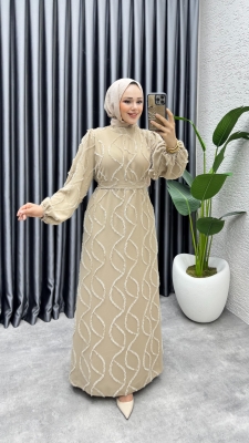 Bella Püsküllü Elbise 6223 Vizyon - NWS