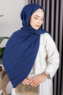 Diva Bambu Şal 7000 Lacivert - TIN