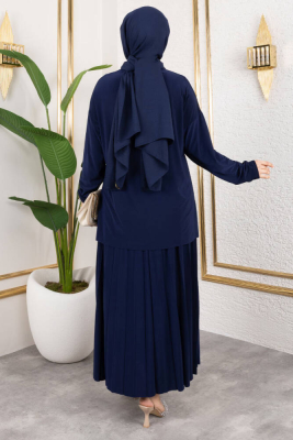 Eteği Piliseli Sandy Takım 1005 Lacivert - Kalemen (1)