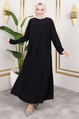 Eteği Piliseli Sandy Takım 1005 Siyah - Kalemen (1)