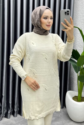 Eylül Taş Detaylı Triko Takım 1208 Taş - MT (1)