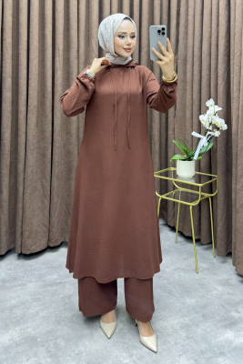 Kapşonlu Aerobin Spor Takım 1995 Kahve - FON