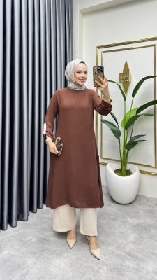 Kolu Pat Detaylı Aerobin Takım 1989 Kahve - FON