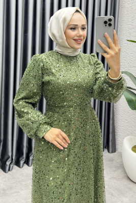 Maral Pullu Abiye 6653 Haki - YGS (1)