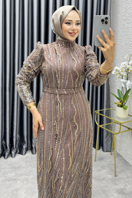 Maria Işıltılı Kalem Abiye 6644 Pudra Vizyon - YGS (1)