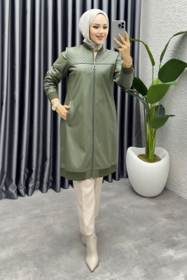 Nehir Kapitone Deri Kap 9010 Haki - S