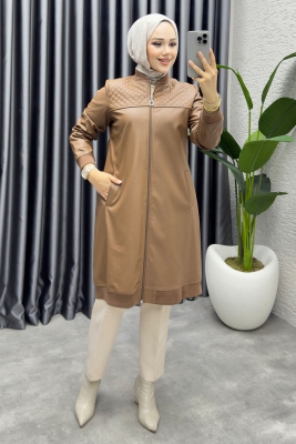 Nehir Kapitone Deri Kap 9010 Kahverengi - S