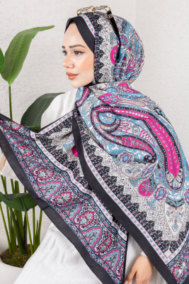 Nova Bambu Şal 7002 Fuşya - TIN