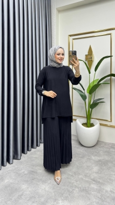 Pantolonu Piliseli Berilyum Takım 5033 Siyah - AF