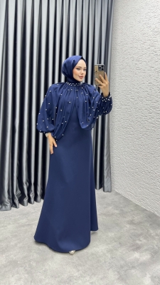 Pera İnci Detaylı Elbise 6633 Laci - YGS (1)