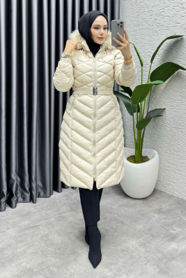 Royal Kapitone Şişme Mont 4033 Taş - MD