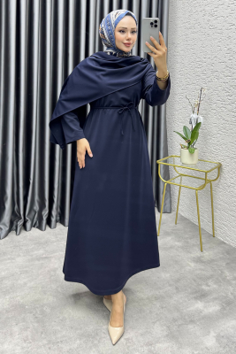 Nur Krep Elbise 3057 Laci - YVZ