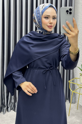 Nur Krep Elbise 3057 Laci - YVZ (1)