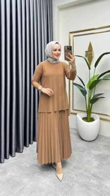 Sandy Etekli Takım 4125 Taba - AF