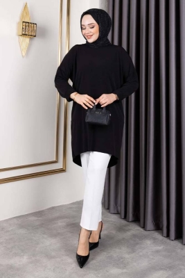  Sandy Makas Tunik 1002 Siyah - Kalemen (1)