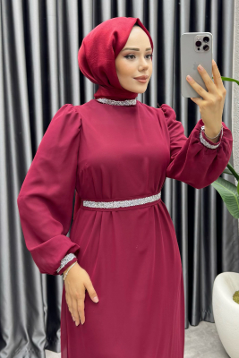 Seren Şifon Abiye 1005 Bordo - YGS (1)