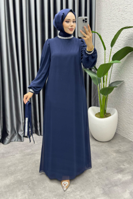 Seren Şifon Abiye 1005 Lacivert - YGS