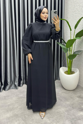 Seren Şifon Abiye 1005 Siyah - YGS