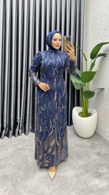 Shine Taşlı Kalem Abiye 6628 Laci - YGS (1)