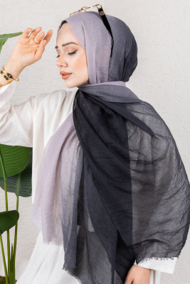 Sofia Degrade Şal 7003 Siyah - TIN