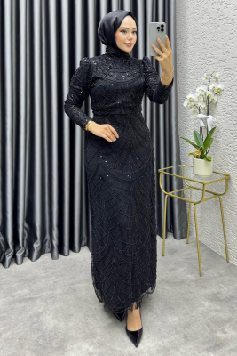 Defne Kalem Abiye 6649 Siyah - YGS