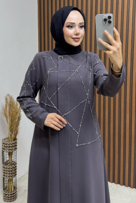  Taş Detay Medine Ferace 2263 Antrasit - END (1)