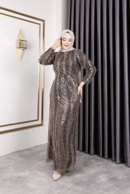 Taş İşlemeli Kalem Abiye 6621 Haki - Kalemen (1)