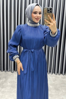 Yakası Taş İşlemeli Janjan Abiye 6222 Laci - YGS (1)